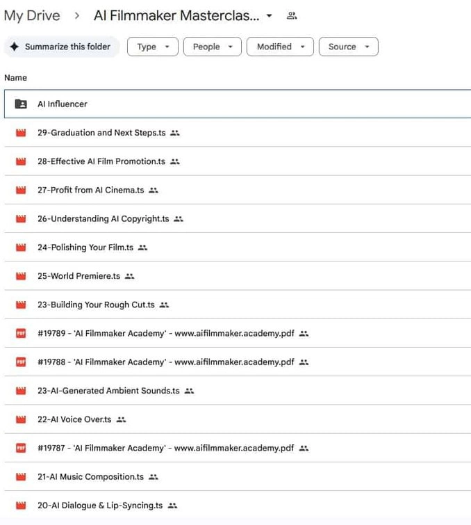 AI Filmmaker Masterclass AI Influencer by Samson Mega.Nz Torrent