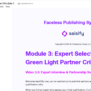 Tomasz Babiec Faceless Publisher Method + Upsell