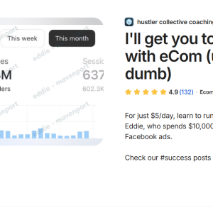 Eddie (Mavenport Hustler) Build $30K+day with eCom (Up to Nov, 2025)