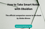Sönke Ahrens How to Take Smart Notes with Obsidian